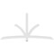 Ekena Millwork Davenport Architectural Grade PVC Gable Bracket, 96"W x 48"H x 2"D x 4"F, 12/12 Pitch GBP096X48X0204DAV00 - alternate 5